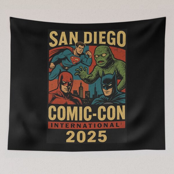Item preview, San Diego Comic-Con 2025 Retro Superhero Tribute designed and sold by Fantsy-world.