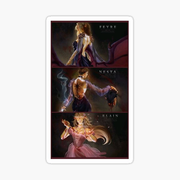 Item preview, ACOTAR The Archeron Sisters designed and sold by deepfriedfeline.