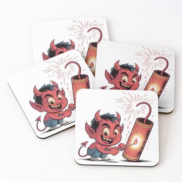 Item preview, The devil with a firework. designed and sold by Joseph Hail.