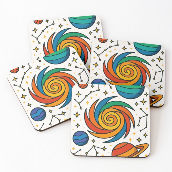 Item preview, Prismatic Space Collage designed and sold by TheWonkyEaselCo.