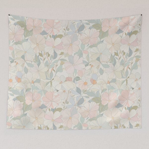 Item preview, Aesthetic Flower Pattern designed and sold by CoolPixels.