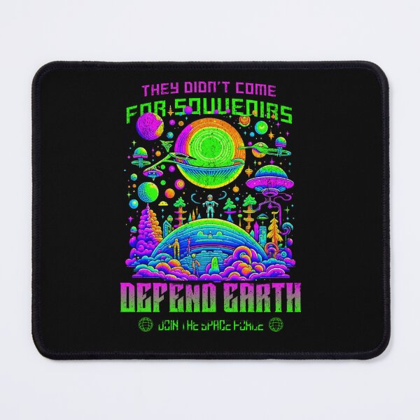 Item preview, Defend Earth Alien Invasion Space Force  designed and sold by flidesign .