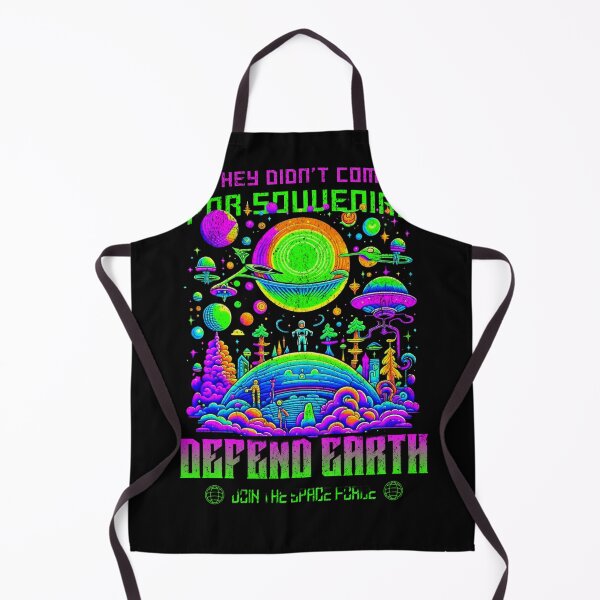 Item preview, Defend Earth Alien Invasion Space Force designed and sold by flidesign .
