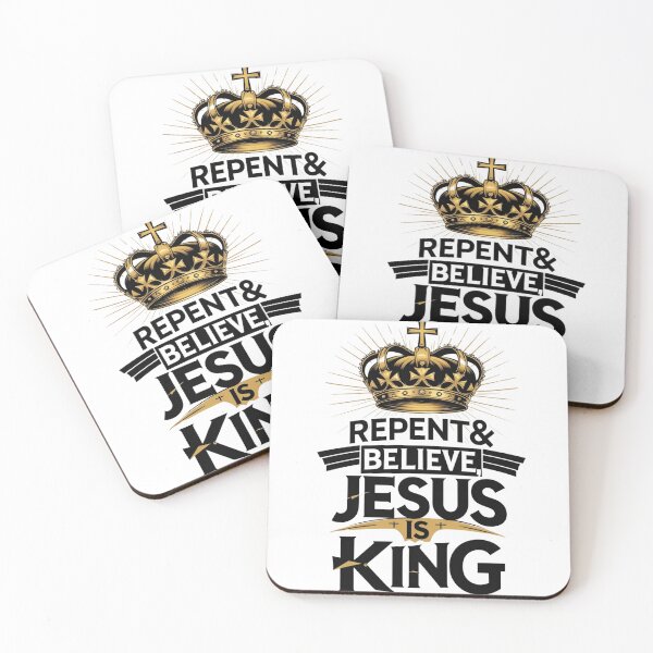 Item preview, Jesus Is King – Bold Christian Faith T-Shirt designed and sold by NoviaRobert.