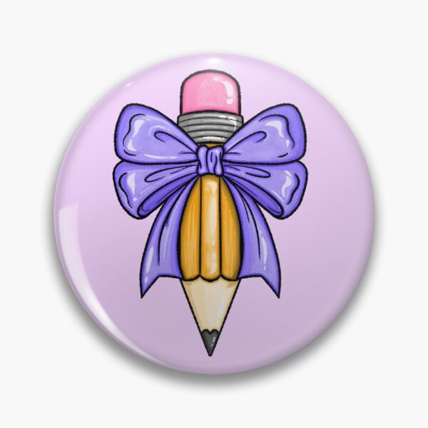 Item preview, Pencil with bow cute teacher pencil designed and sold by TIPbyAshley.