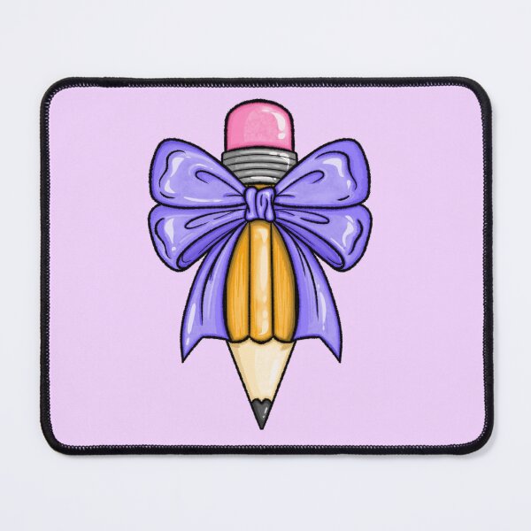 Item preview, Pencil with bow cute teacher pencil designed and sold by TIPbyAshley.