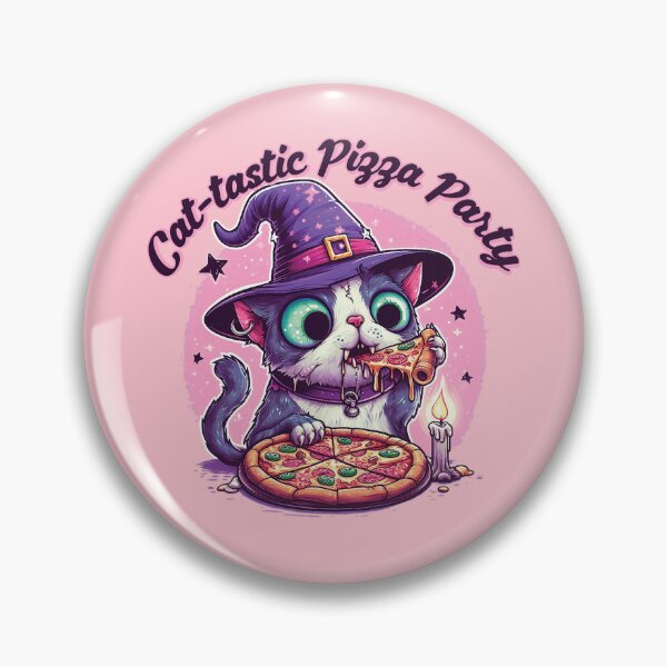 Item preview, Cat- tastic Pizza Party designed and sold by Scaryzz.