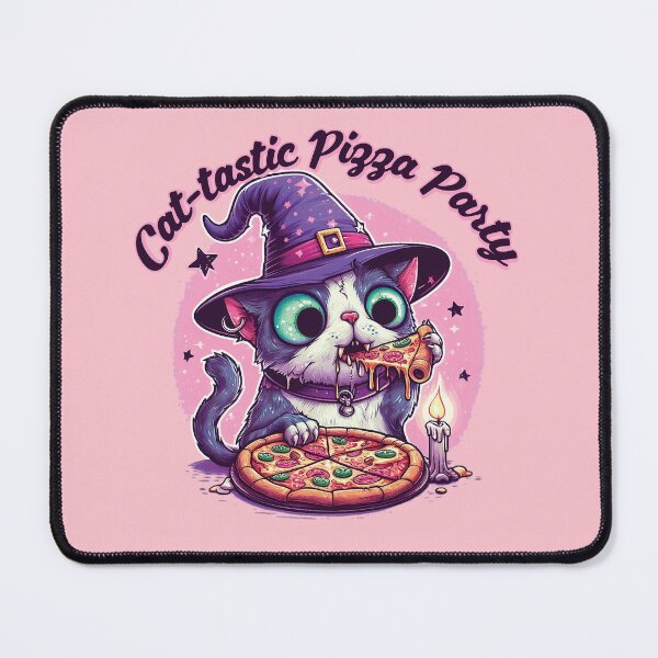 Item preview, Cat- tastic Pizza Party designed and sold by Scaryzz.