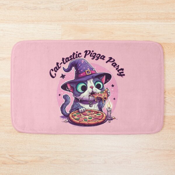 Item preview, Cat- tastic Pizza Party designed and sold by Scaryzz.