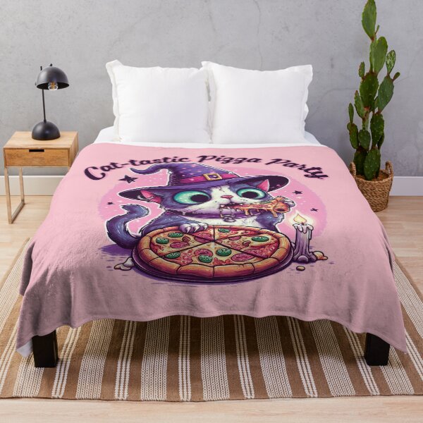 Item preview, Cat- tastic Pizza Party designed and sold by Scaryzz.
