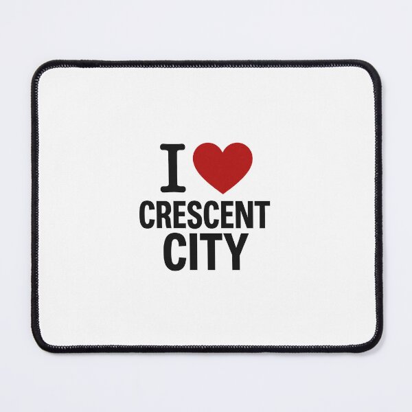 Item preview, I Heart Crescent City (white background) designed and sold by deepfriedfeline.