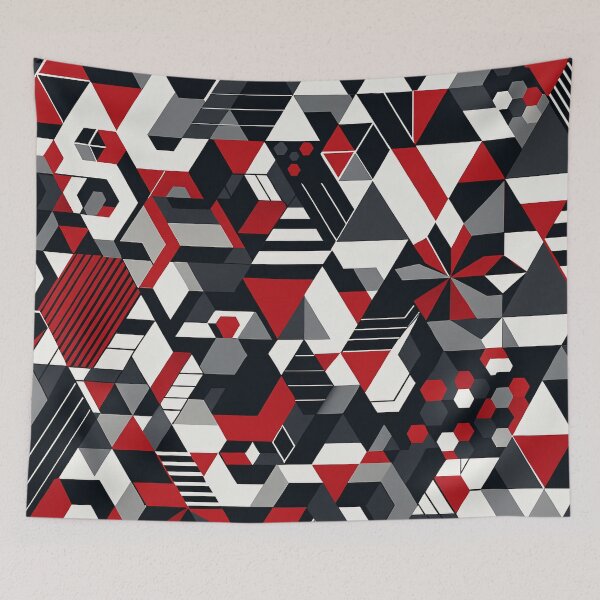 Item preview, Hexa Noir Puzzle designed and sold by Kaleidoscope Print.