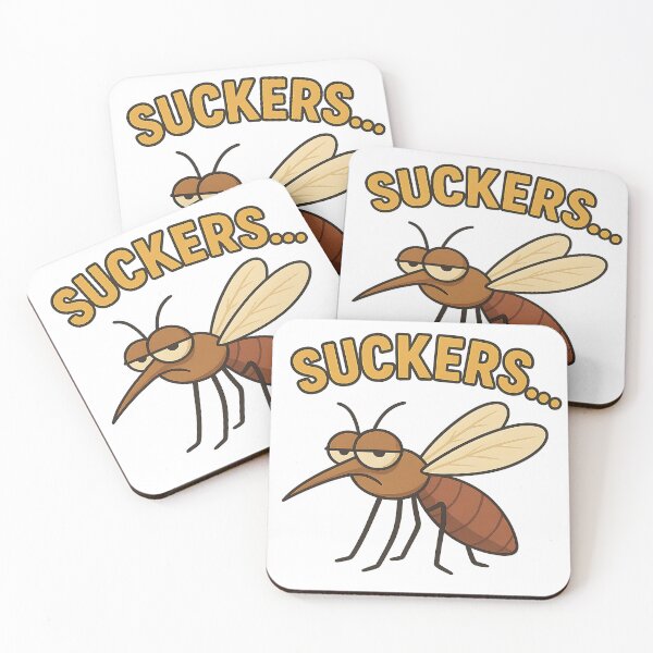 Item preview, Suckers – Bold Mosquito Design with Attitude designed and sold by Evolved Ape.