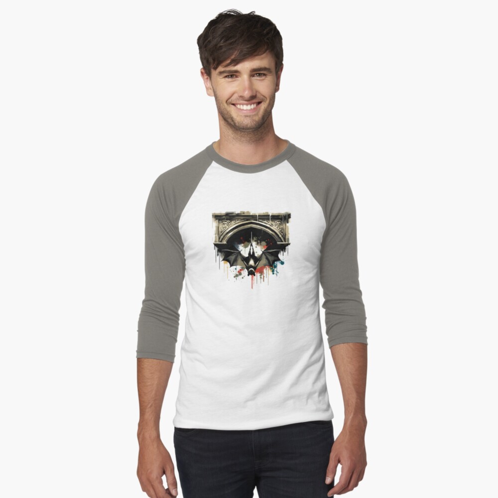 Artikel-Vorschau von Baseballshirt mit 3/4-Arm, designt und verkauft von Kobeko.
