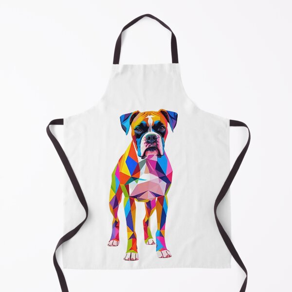 Item preview, Colorful Geometric Pop Art Boxer Dog – Bold & Modern Pet Lover Design designed and sold by Fredster1966.