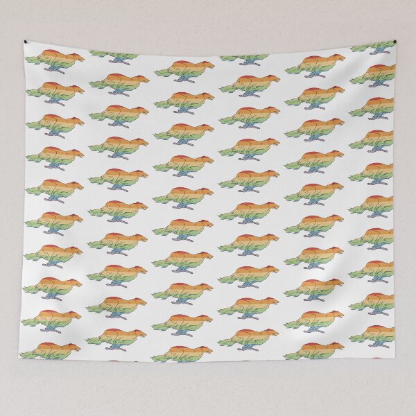 Item preview, Rainbow Pride Borzoi designed and sold by Spinyflowerart.
