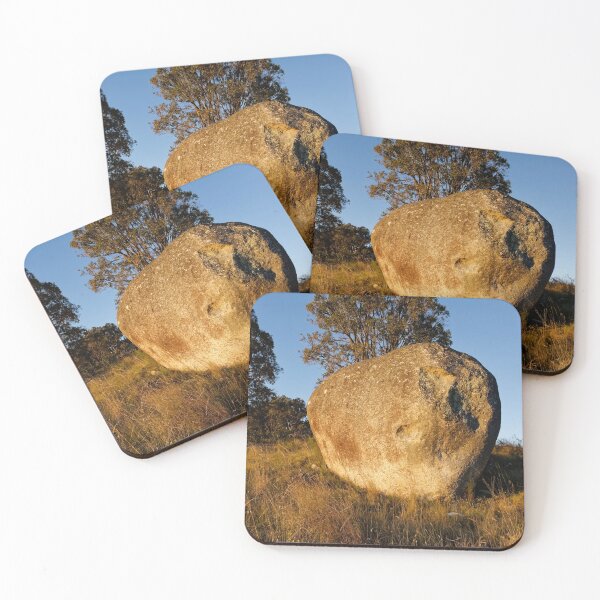 Item preview, Watsons Creek rock bathed in warm sunset colors designed and sold by Mrtweety.