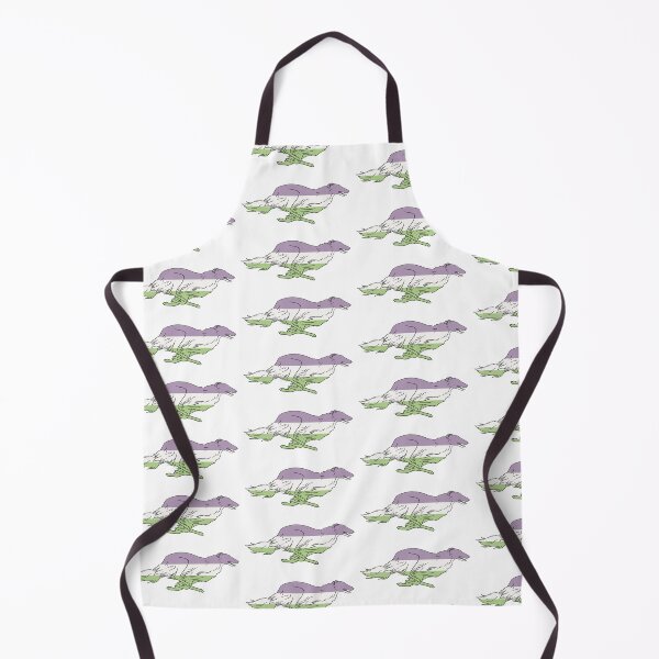 Item preview, Genderqueer Pride Borzoi designed and sold by Spinyflowerart.