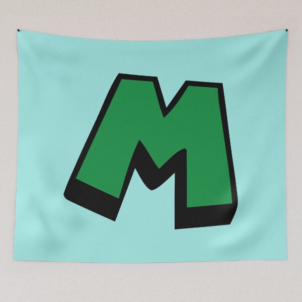 Item preview, Video Game Style Letter M – Fun and Colorful Text designed and sold by charlypicazo.