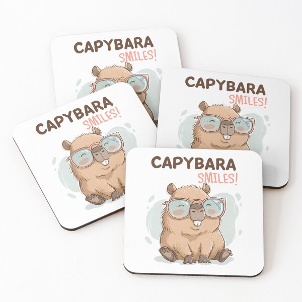Item preview, Capybara Smiles! designed and sold by hamishby.