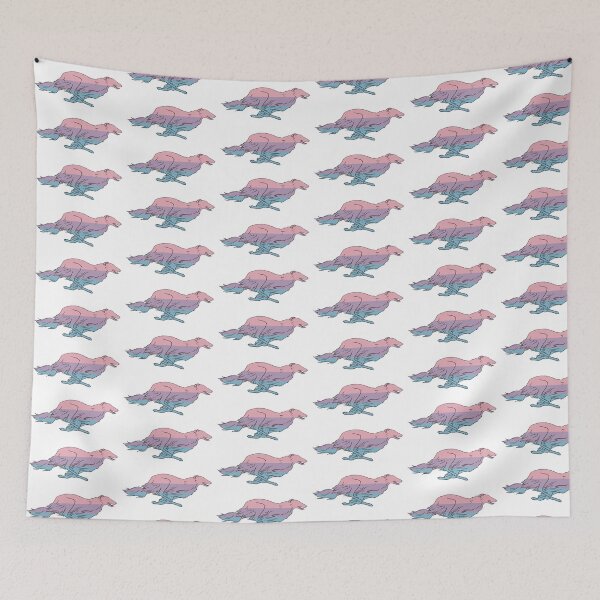Item preview, Bisexual Pride Borzoi designed and sold by Spinyflowerart.