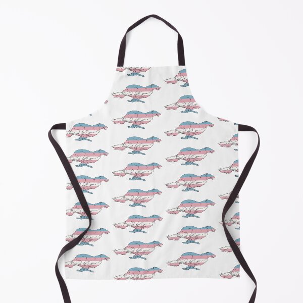 Item preview, Transgender Pride Borzoi designed and sold by Spinyflowerart.