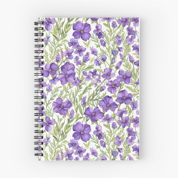 Item preview, Repeating Purple Flowers designed and sold by CoolPixels.