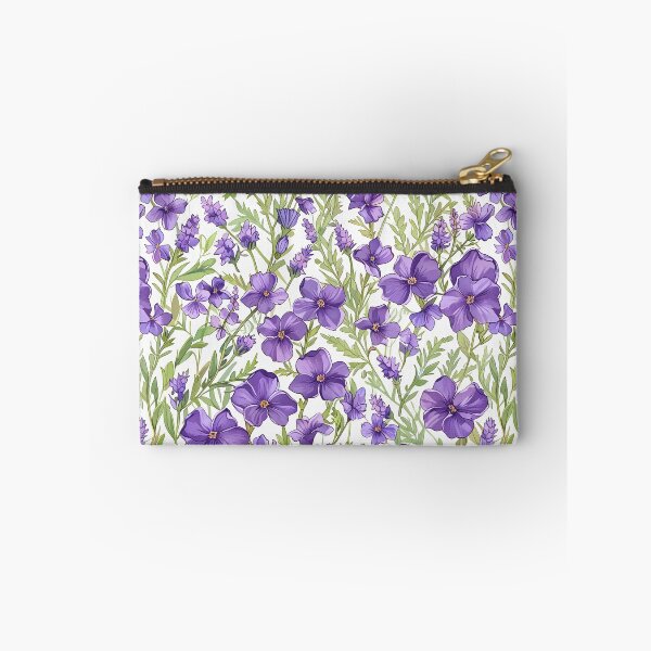 Item preview, Repeating Purple Flowers designed and sold by CoolPixels.