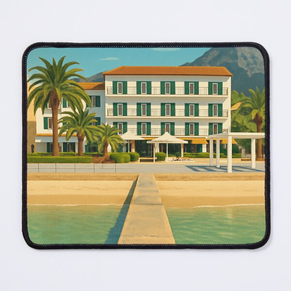 Item preview, Puerto Pollensa Vintage Travel Poster designed and sold by GG WALL ART.