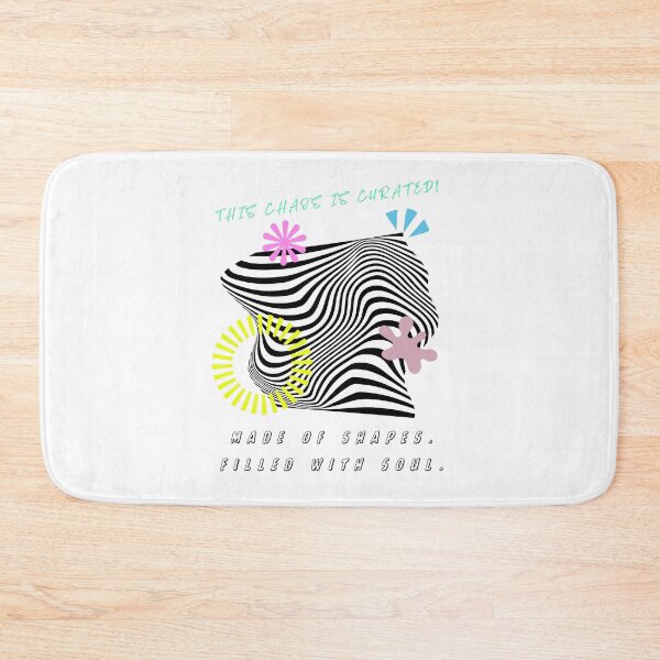 Item preview, Curated Shapes – Optical Illusion Retro Graphic designed and sold by mintmono-studio.