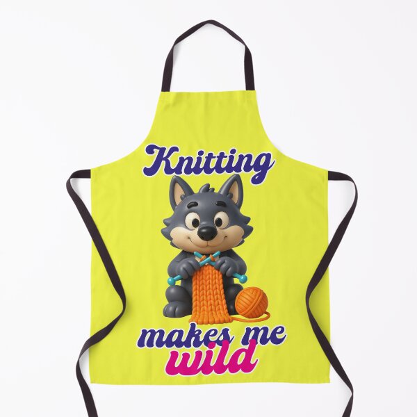 Item preview, Knitting makes me wild designed and sold by Mauswohn.