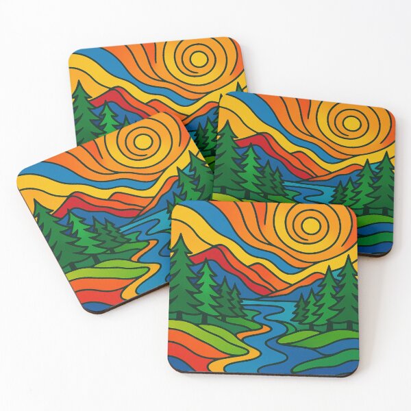 Item preview, Prismatic Forest designed and sold by TheWonkyEaselCo.