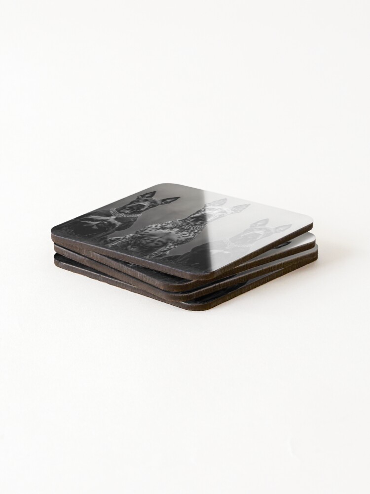 Thumbnail 4 of 5, Coasters (Set of 4), ThreeD designed and sold by RicoInStudios.