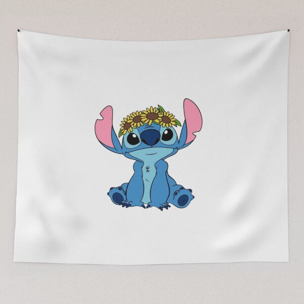 Item preview, Stitch with Flower Headband | Lilo and Stitch  designed and sold by Kiradesigns06.