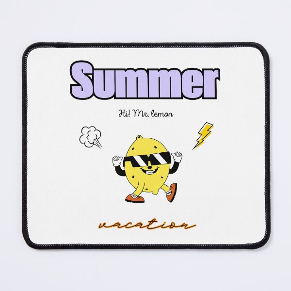 Item preview, Summer Hi Lemon – Cartoon Lemon on Vacation designed and sold by mintmono-studio.