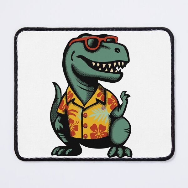 Item preview, Cool T-Rex in Hawaiian Shirt – Funny Summer Dinosaur Design designed and sold by krisevansart.