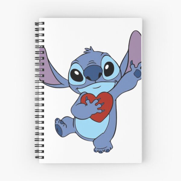 Item preview, Stitch Holding a Love Heart | Lilo and Stitch  designed and sold by Kiradesigns06.