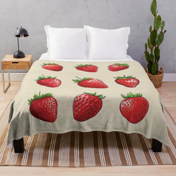 Item preview, Vibrant Red Strawberry Watercolor Cartoon Colorful Clipart 9 Bundle designed and sold by eclecTEEq.