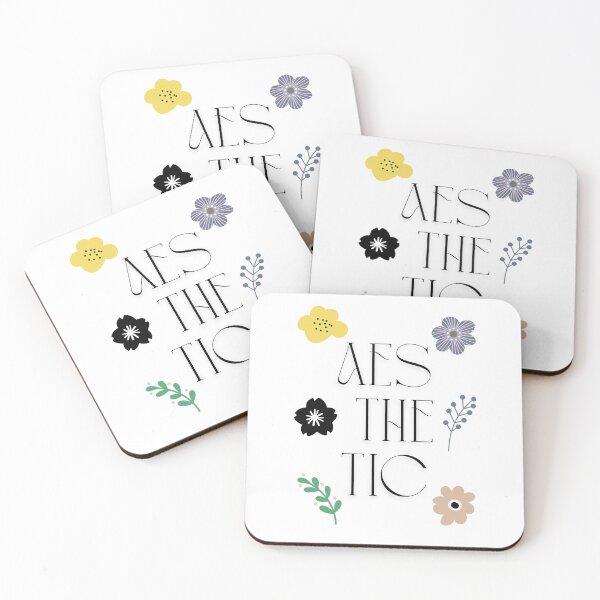 Item preview, Aesthetic Flowers Modern Typography Art designed and sold by mintmono-studio.