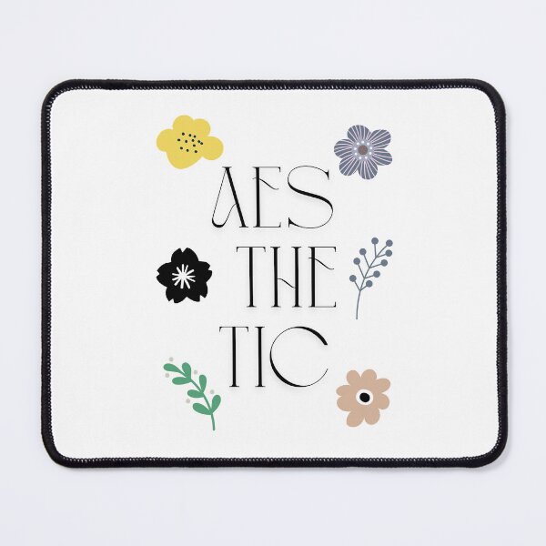 Item preview, Aesthetic Flowers Modern Typography Art designed and sold by mintmono-studio.