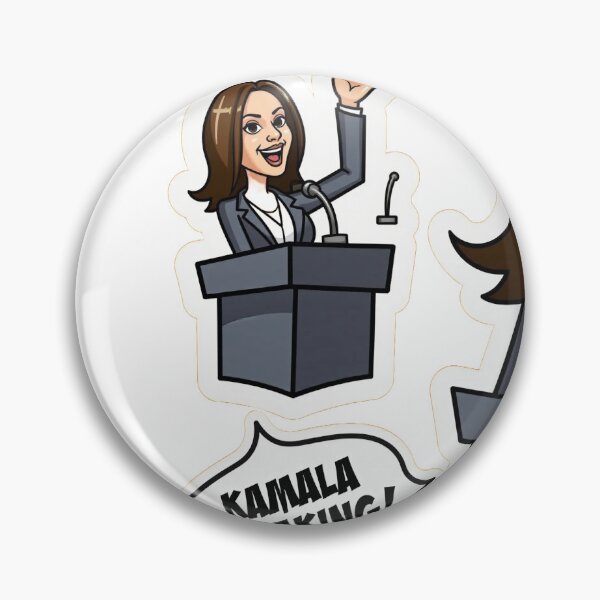 Item preview, Kamala Harris "I'm Speaking" Cartoon Sticker designed and sold by Gscode.