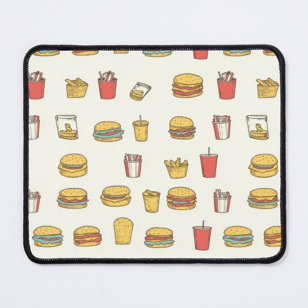 Item preview, Cheeseburger and soda retro graphics — Contemporary Graphic Art designed and sold by HEADMADE-TV.