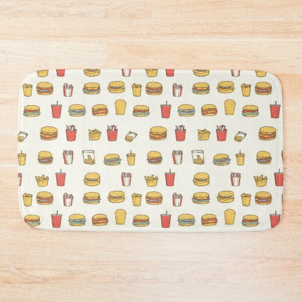 Item preview, Cheeseburger and soda retro graphics — Contemporary Graphic Art designed and sold by HEADMADE-TV.