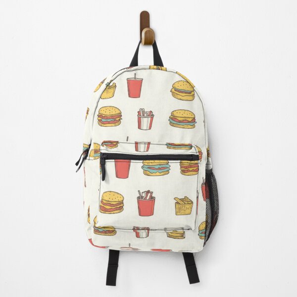 Item preview, Cheeseburger and soda retro graphics — Contemporary Graphic Art designed and sold by HEADMADE-TV.