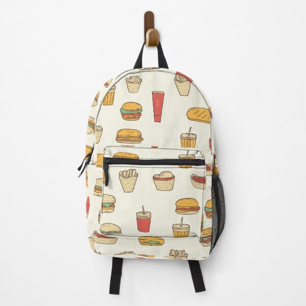 Item preview, Retro fast food doodles — Contemporary Graphic Art designed and sold by HEADMADE-TV.