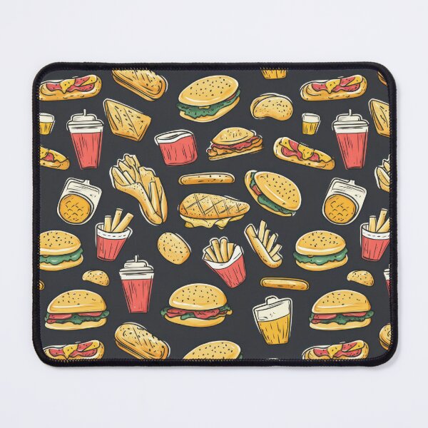 Item preview, Vintage snacks layout with bold colors — Contemporary Graphic Art designed and sold by HEADMADE-TV.