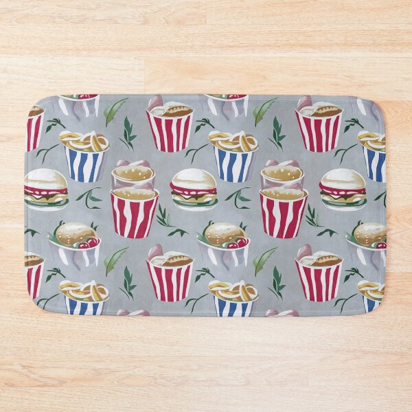 Item preview, Vintage snacks layout with bold colors — Contemporary Graphic Art Grid designed and sold by HEADMADE-TV.