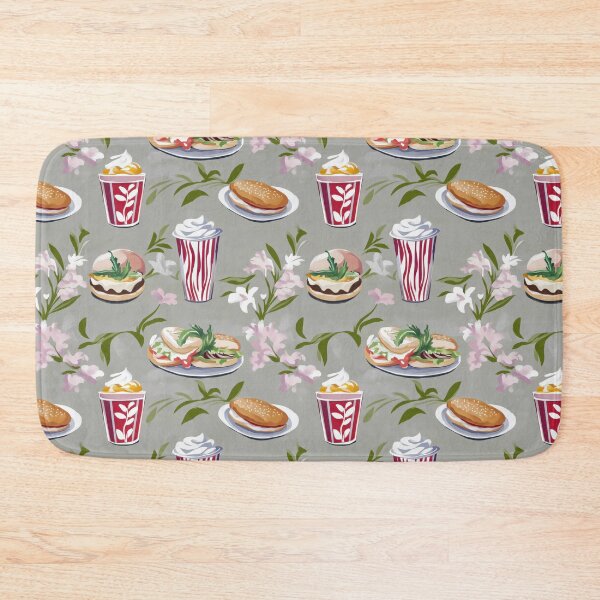 Item preview, Retro fast food doodles — Contemporary Graphic Art Structure designed and sold by HEADMADE-TV.