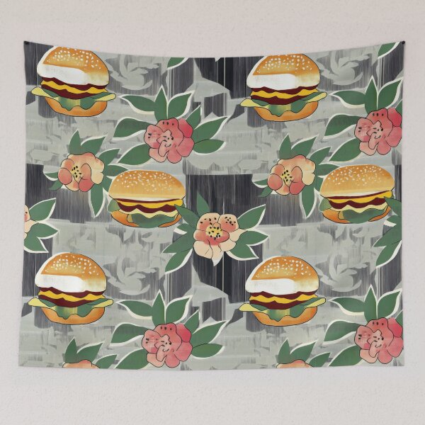Item preview, Vintage snacks layout with bold colors — Contemporary Graphic Art Vibe designed and sold by HEADMADE-TV.