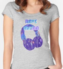 EDM Rave Mama Shirt | Present for the Rave Mom Women's Fitted Scoop T-Shirt